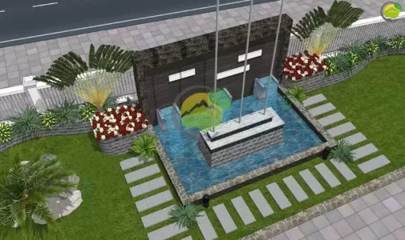 Dự án thi công tiểu cảnh nhà phố